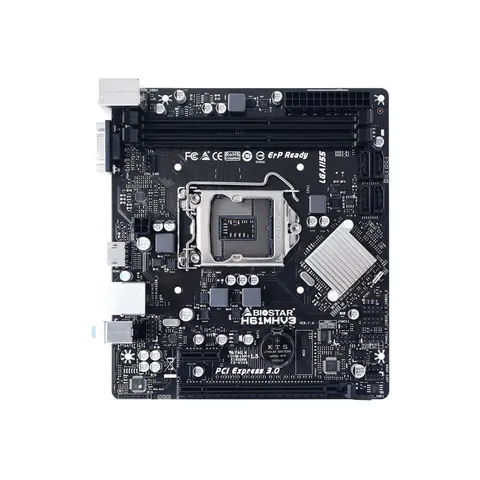 Placa Base Micro ATX Intel H61 LGA 1155 (Socket H2) - BIOSTAR – imagen 1