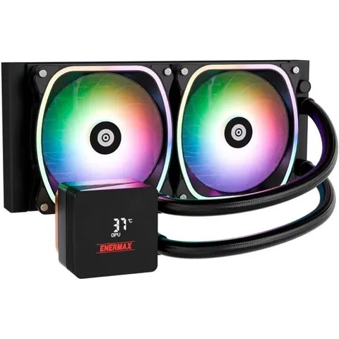 Enermax Liquid CPU Cooler Aquafusion II 240mm ARGB Black – Bild 1