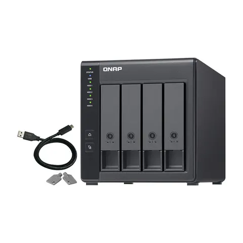 QNAP TR-004 array di dischi Nero (TR-004) – immagine 1