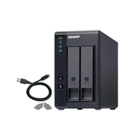 QNAP TR-002 array di dischi Nero (TR-002) – immagine 1