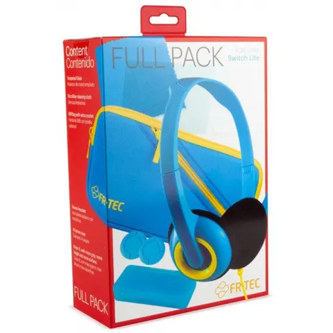 FR-TEC Full Accessory Pack for Switch Lite-Blauw (Switch) Nieuw – afbeelding 1
