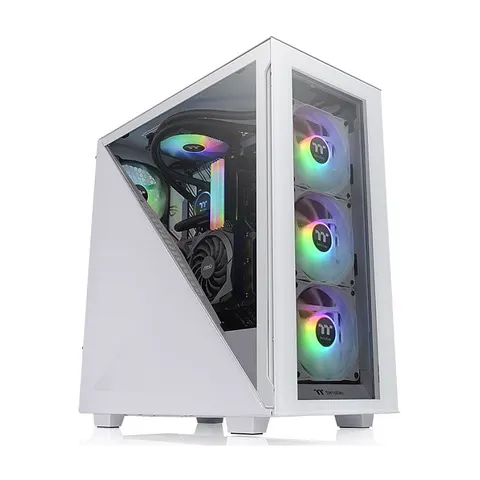 Thermaltake Divider 300 TG Snow ARGB Midi Tower Wit – afbeelding 1