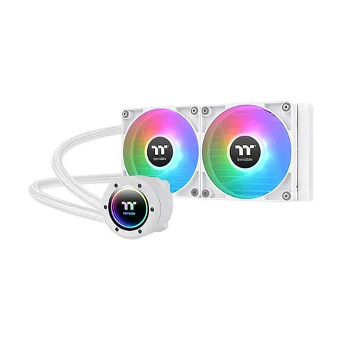 Thermaltake TH240 V2 ARGB Processor Liquid cooling kit 24 cm White 1 p – image 1