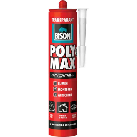 Bison polymax original Transparant 300gr – afbeelding 1