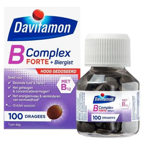 Vitamine B Davitamon Complex Forte 100 stuks – afbeelding 1