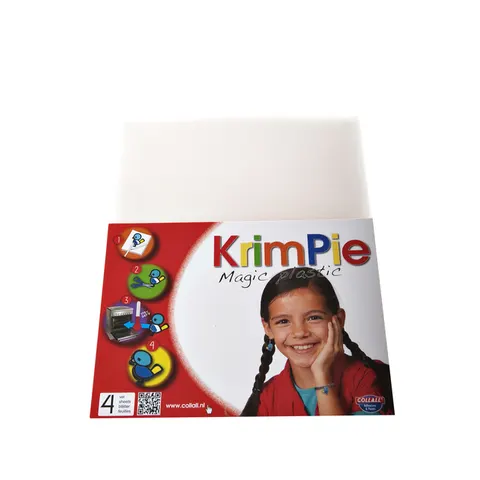 Krimpievel Collall Magic Plastic transparant set à 4 vel – afbeelding 1
