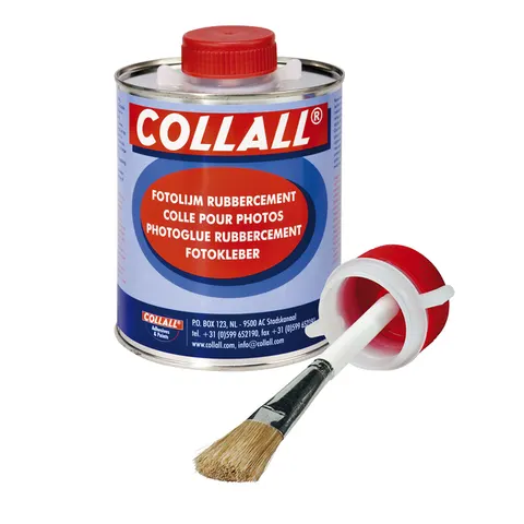 Rubbercement Collall 1000ml+kwast – afbeelding 1