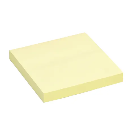 Memoblok Quantore 76x76mm geel 100 vel – afbeelding 1