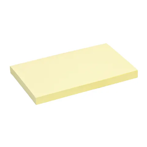 Memoblok Quantore 76x127mm geel 100 vel – afbeelding 1