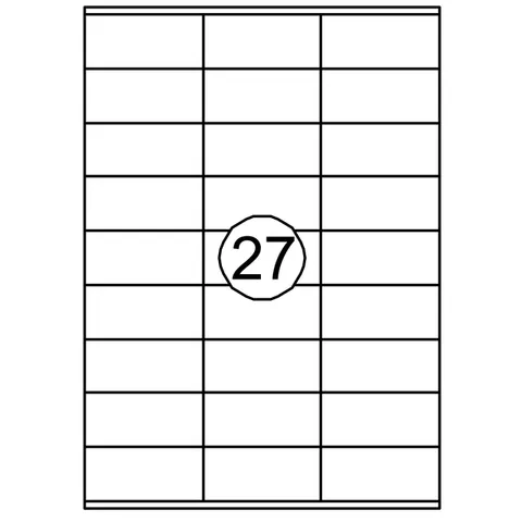 Etiket Quantore 70x32mm 2700stuks – afbeelding 1