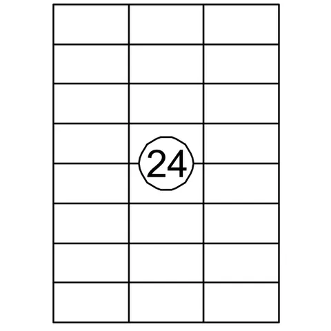 Etiket Quantore 70x37mm 2400stuks – afbeelding 1