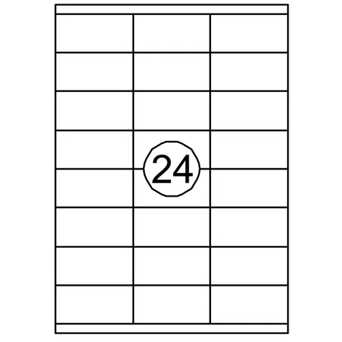 Etiket Quantore 70x35mm 2400stuks – afbeelding 1