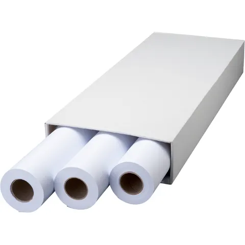 Inkjetpapier Quantore Plot 914mmx50m 75gr 3 rollen – afbeelding 1