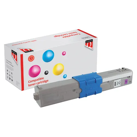 Toner Quantore alternatief tbv Oki 44973534 rood – afbeelding 1