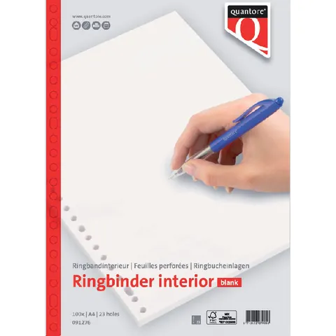 Interieur Quantore A4 23R 70GRAM Blanco – afbeelding 1