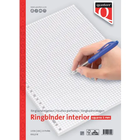 Interieur Quantore A4 23R 70GRAM Ruit 5MM – afbeelding 1