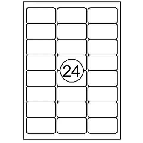 Etiket quantore 63.5x33.9mm 360st – afbeelding 1