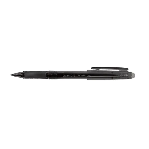 Gelschrijver Quantore erasable 0.7mm zwart – afbeelding 1