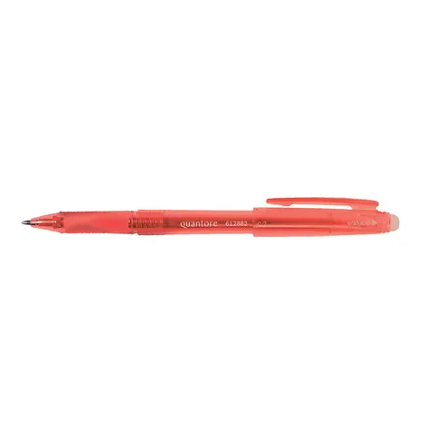 Gelschrijver Quantore erasable 0.7mm rood – afbeelding 1