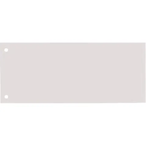 Scheidingsstrook Qbasic 225x120mm 50 stuks wit – afbeelding 1