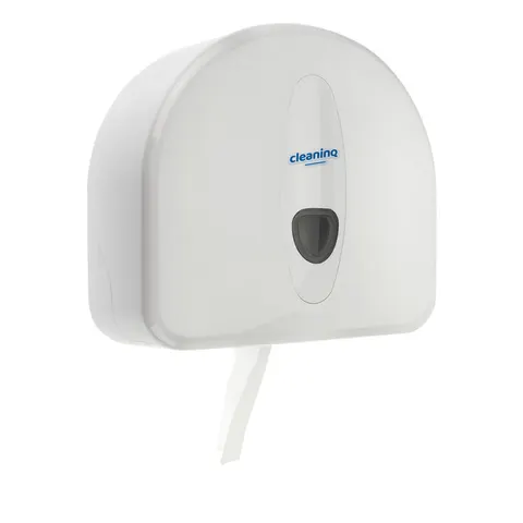 Toiletpapierdispenser Cleaninq jumbo groot wit – afbeelding 1