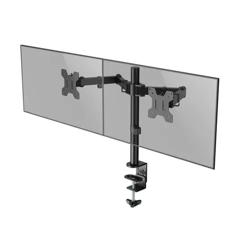 Monitorarm quantore 2 schermen 17-27 inch zwart – afbeelding 1