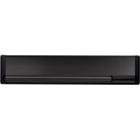 AXA briefplaat Zwart 350mm – afbeelding 1