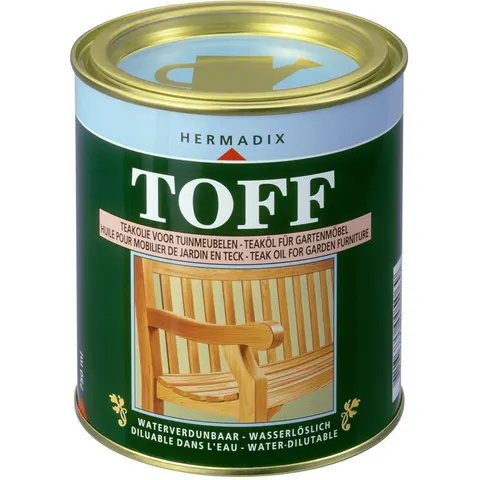 Hermadix TOFF teakolie 750ml blik – afbeelding 1