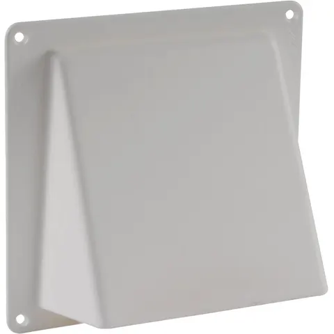 Toolstation Gevelklep rooster 125mm wit – afbeelding 1