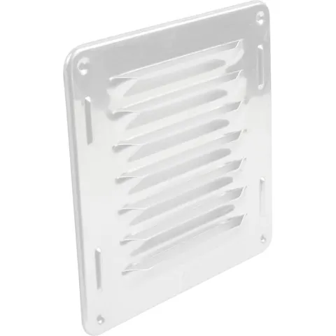 Toolstation Schoepenrooster 20x20cm alum/wit – afbeelding 1