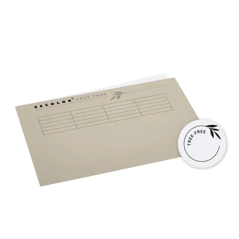 Vouwmap Djois Tree-Free A4 gelijk 226gr beige – afbeelding 1