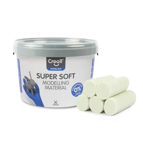 Klei Creall supersoft wit 1750gram – afbeelding 1
