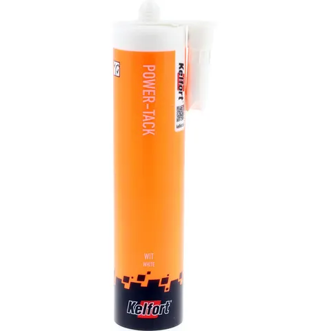 Kelfort Power-Tack lijmkit Wit 290ml – afbeelding 1