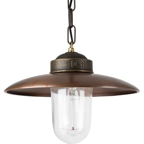 KS Verlichting Landes Hanglamp Brons – afbeelding 1