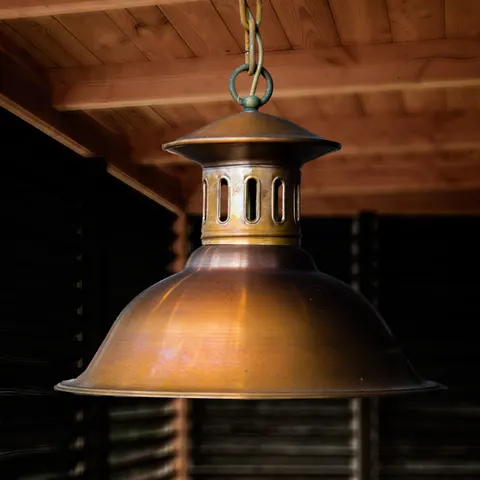KS Verlichting Maxime L Verandalamp Koper – afbeelding 1