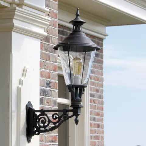 KS Verlichting Buitenlamp Scheveningen S Brons – afbeelding 1