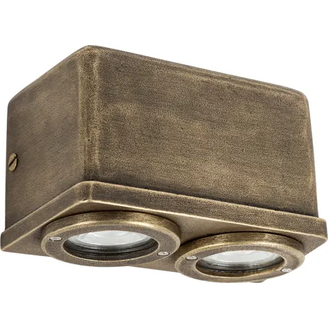 KS Verlichting Spectre Muurlamp Brons – afbeelding 1