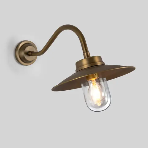 KS Verlichting Stallamp Paddock Antiek Messing – afbeelding 1