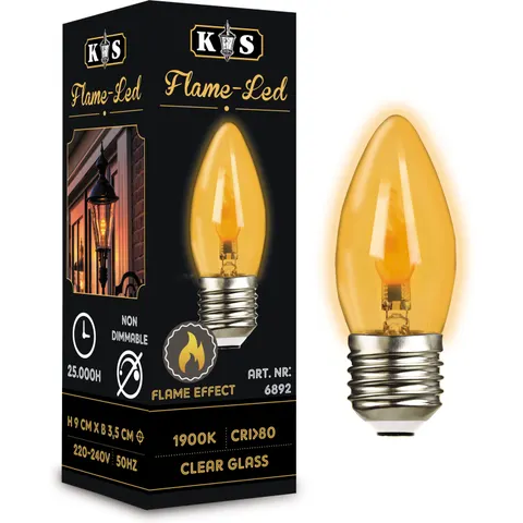 KS Verlichting Flame-LED 0.5W – afbeelding 1