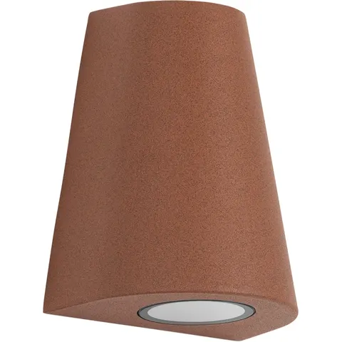 KS Verlichting Cone Muurlamp Corten – afbeelding 1