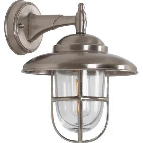 KS Verlichting Monte Muurlamp Nikkel – afbeelding 1
