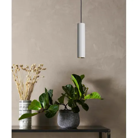 KS Verlichting Cylin Hanglamp Wit Ø6cm – afbeelding 1