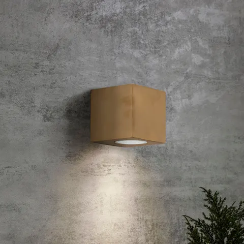 KS Verlichting Big Levi Muurlamp Messing – afbeelding 1
