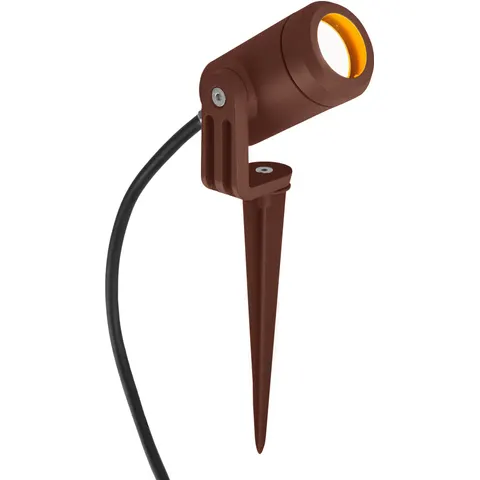 KS Verlichting Mini LED Spike Tuinspot Corten – afbeelding 1