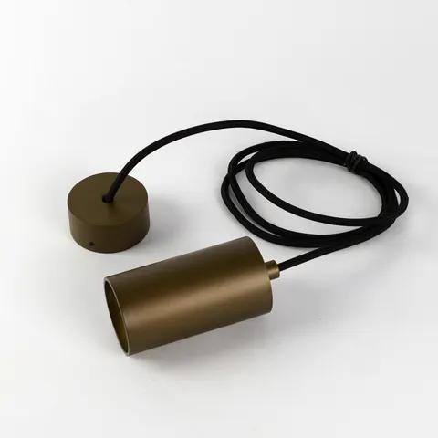 KS Verlichting Luxum Pendellamp E27 Brons – afbeelding 1
