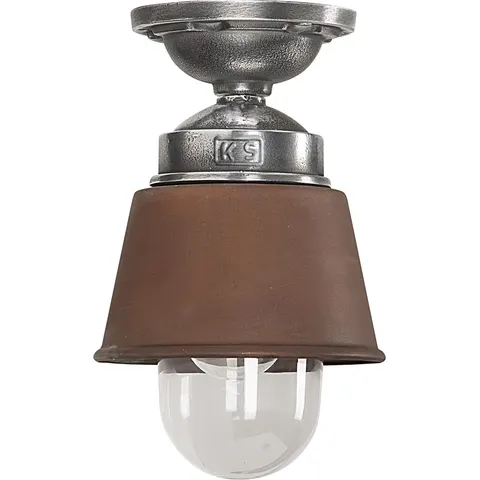 KS Verlichting Kostas Plafondlamp Koper – afbeelding 1