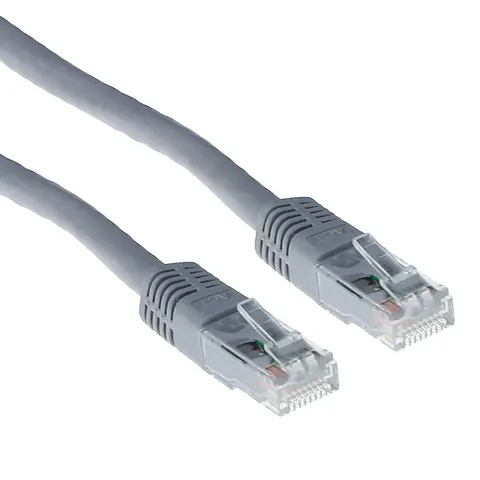 Kabel ACT U/UTP CAT6 patchkabel RJ45 Grijs 2 meter – afbeelding 1