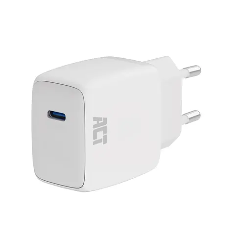 Oplader ACT 35w 1-poort usb c wit – afbeelding 1
