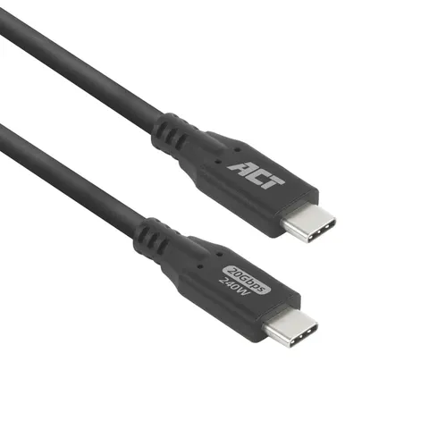 Kabel ACT USB-C 4.0 20Gbps 1m – afbeelding 1