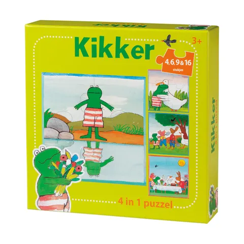 Puzzel De Wereld van Kikker 4 in 1 – afbeelding 1